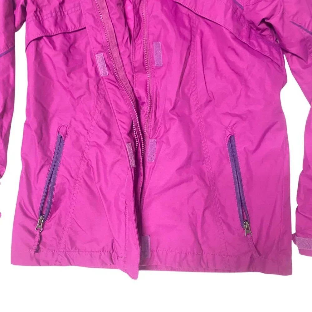 Columbia Bugaboo Raspberry Pink Kids 14‎ - 16 Jacket Outgrown Grow System VGUC